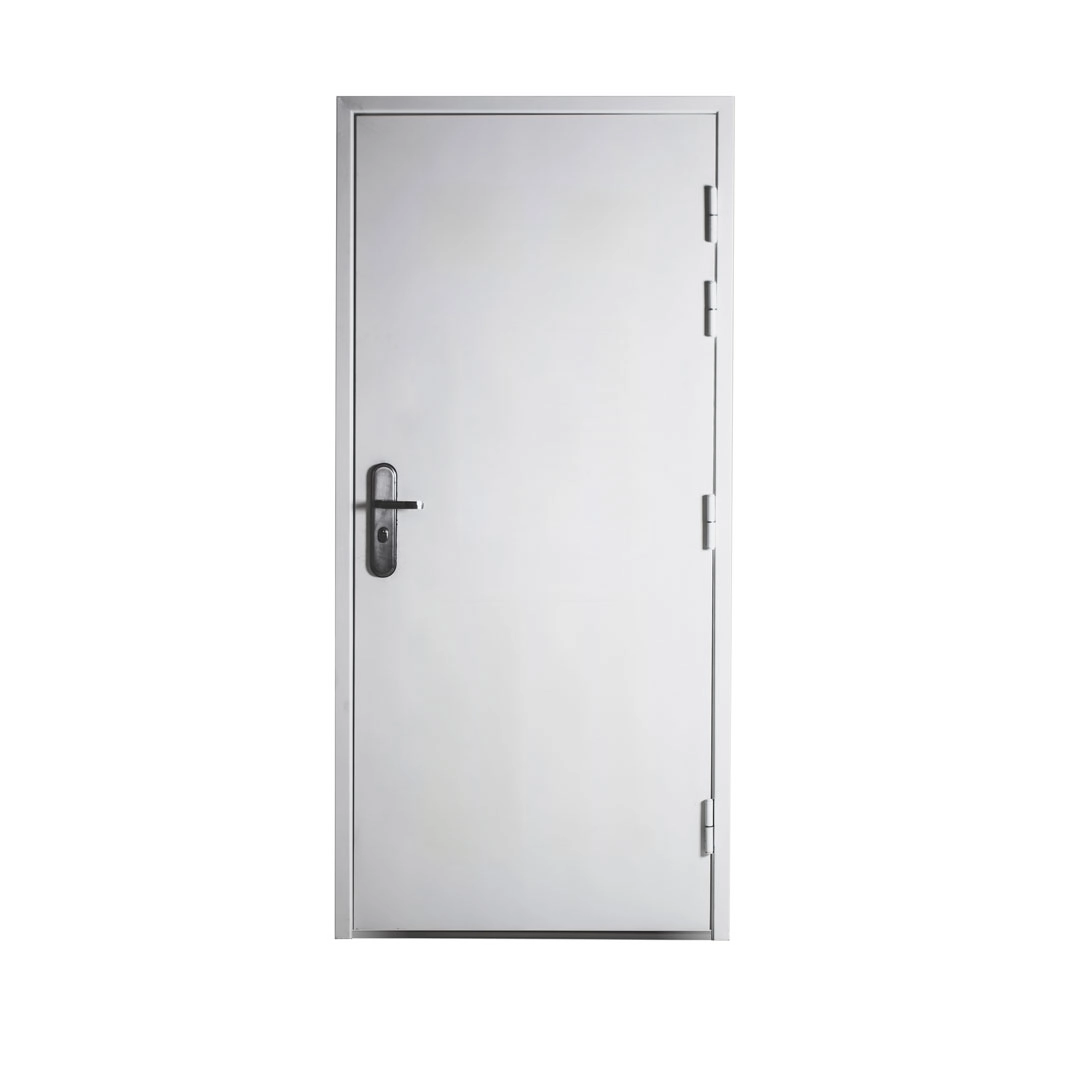 Flat White Steel Security Door 36″